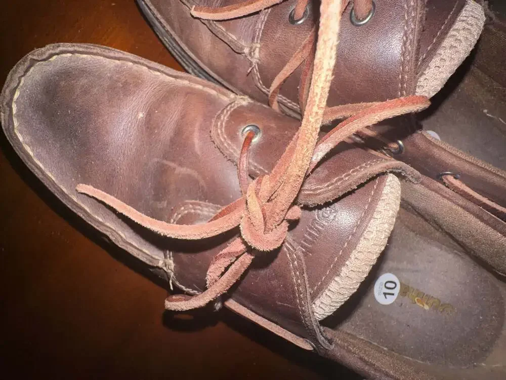 Dunham Brown Leather MCN420SB Boat Shoes Men's Size 10 D